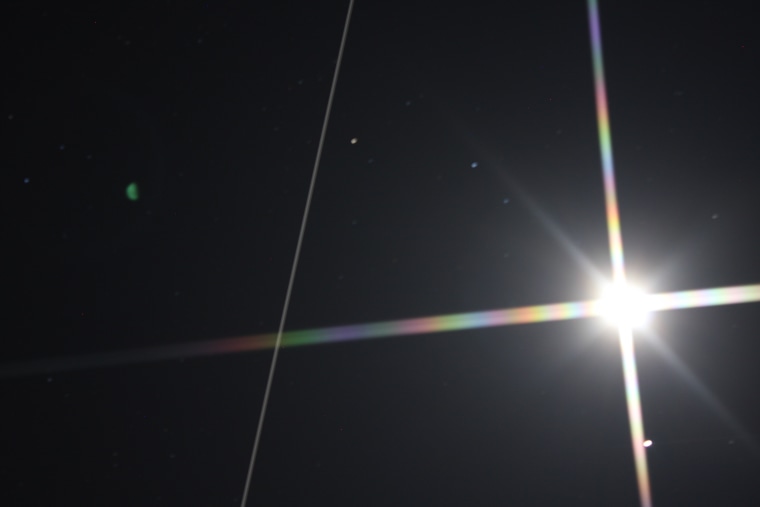 Image: International Space Station, Jupiter, the moon