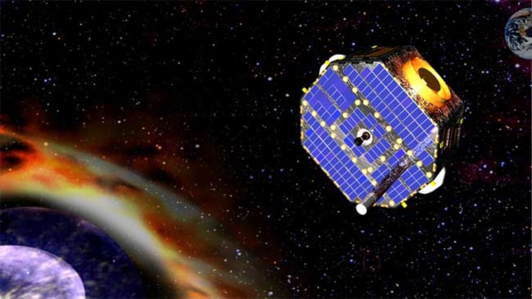 Image: Artist's impression of NASA's IBEX spacecraft