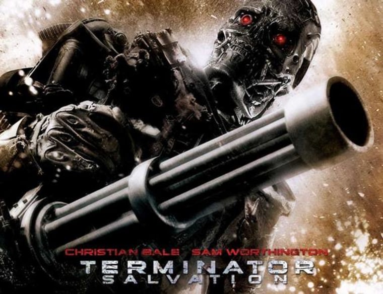 A killer robot from the 2009 film "Terminator Salvation" — exactly the type of future we don't want to see.