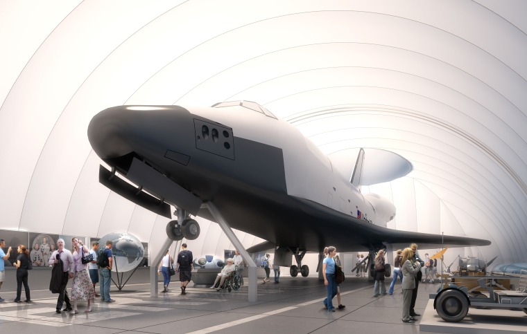 Image: Conceptual rendering of space shuttle Enterprise