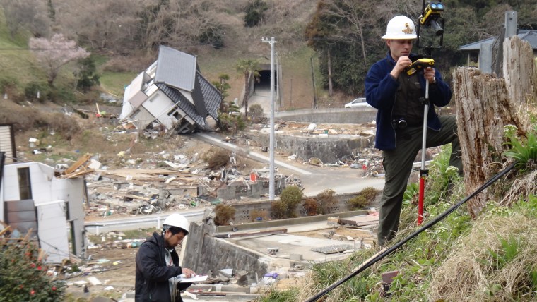 Hermann Fritz and his team survey the tsunami damage in Japan.