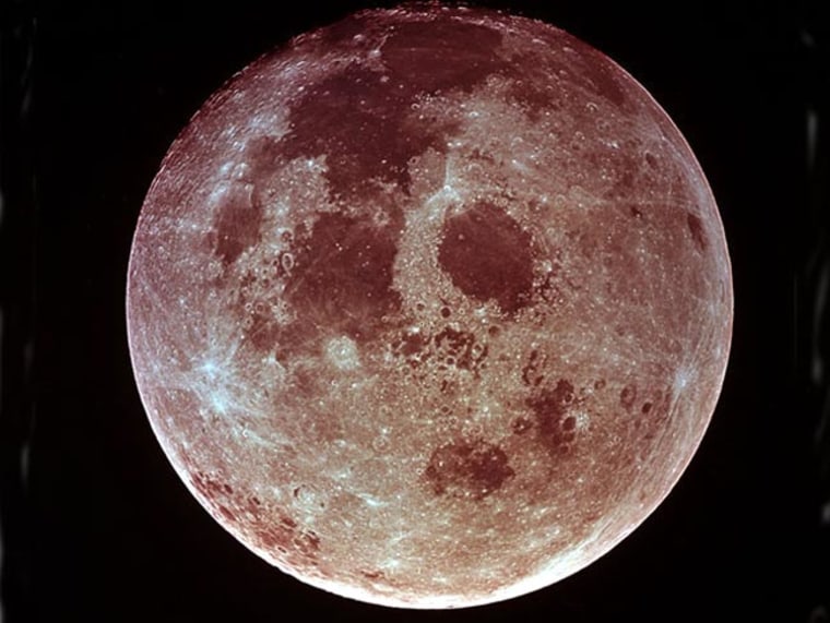An image of the moon taken by Buzz Aldrin and Neil Armstrong in July of 1969.
