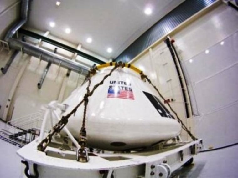 Image: Orion pad abort test module