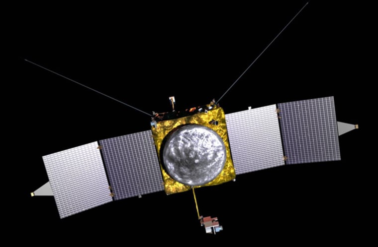 An artist's concept of MAVEN, set to launch in 2013.
