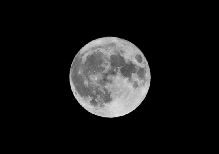 The full moon of March 2011, a "supermoon," as it appeared to skywatcher Dmtriy S. Benbau in Ekaterinburg, Russia on March 19.