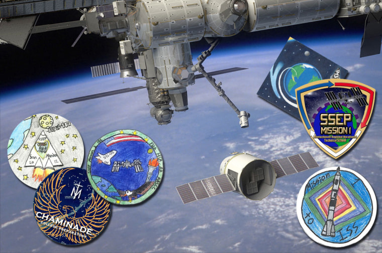 Image: Student-designed SpaceX mission patches