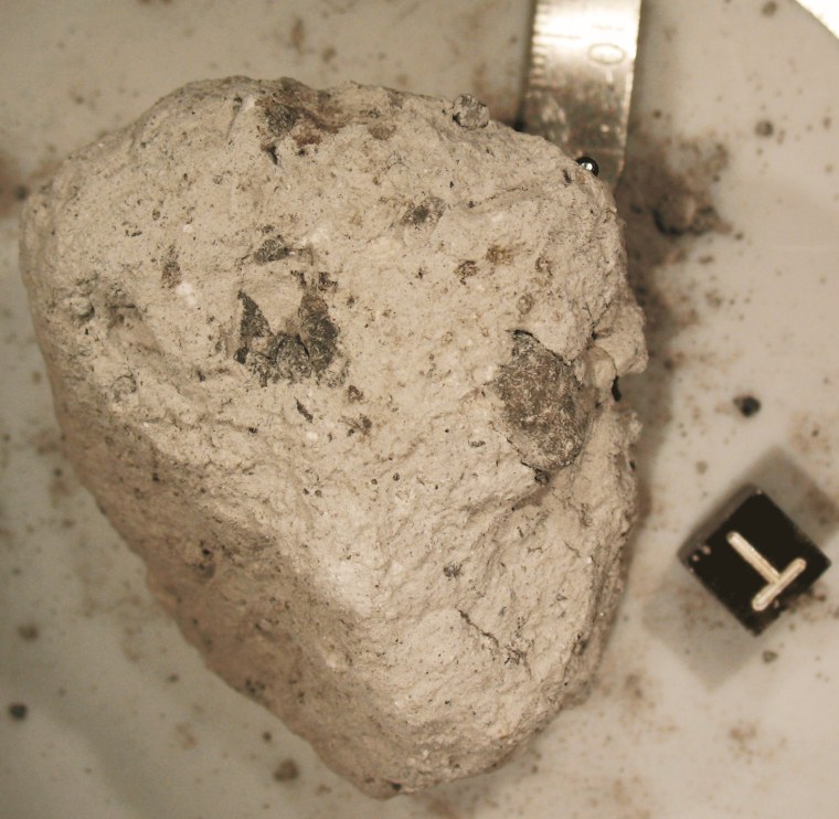 Moon rocks reveal evidence of barrage by asteroids
