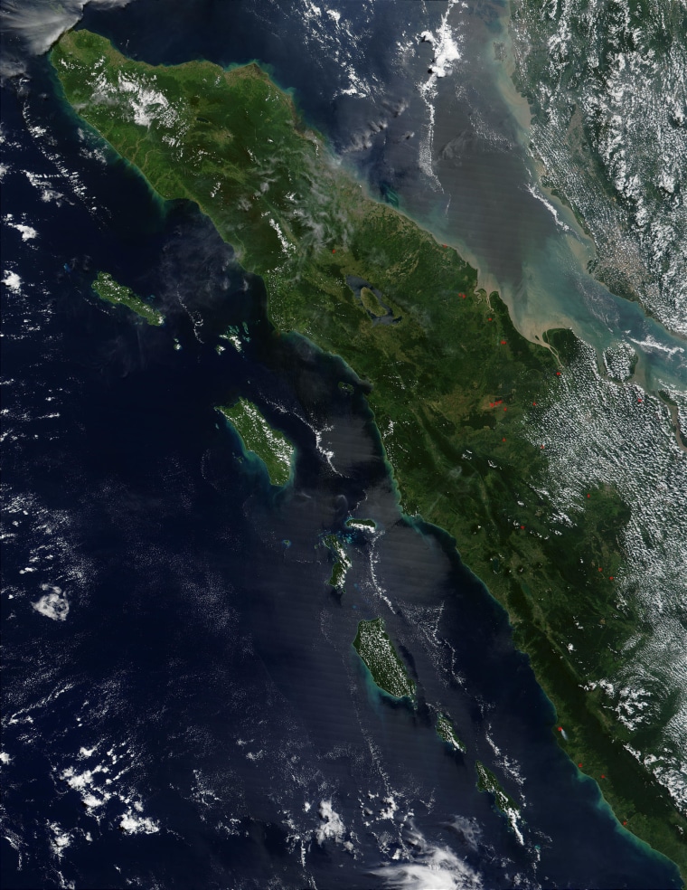 Image: Sumatra, as seen from space