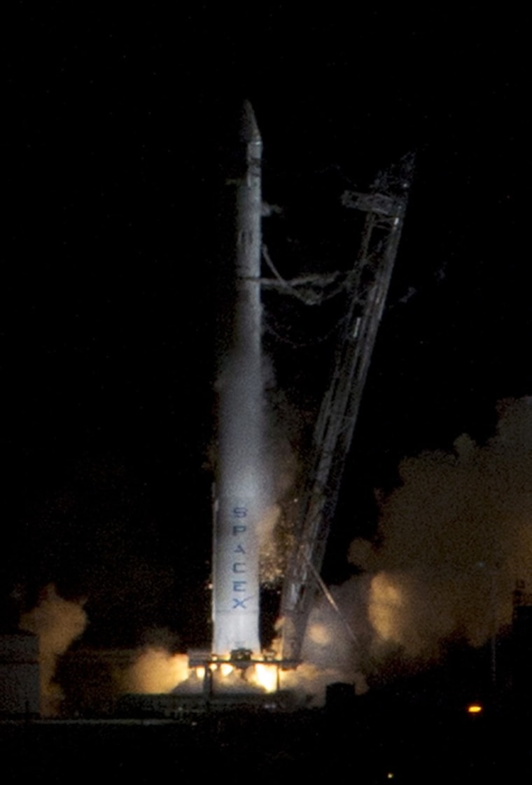 Image: SpaceX NASA launch aborted