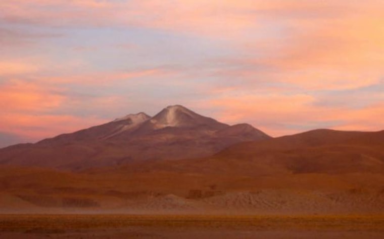 Image: Sunset at volcano Uturuncu