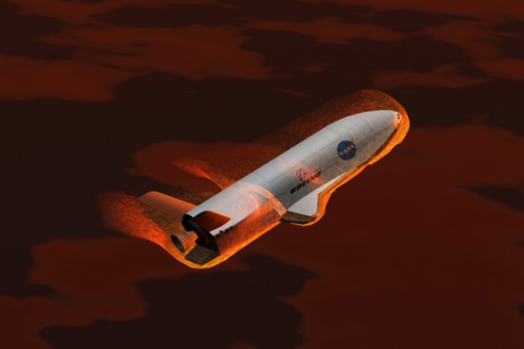 X-37B re-entry