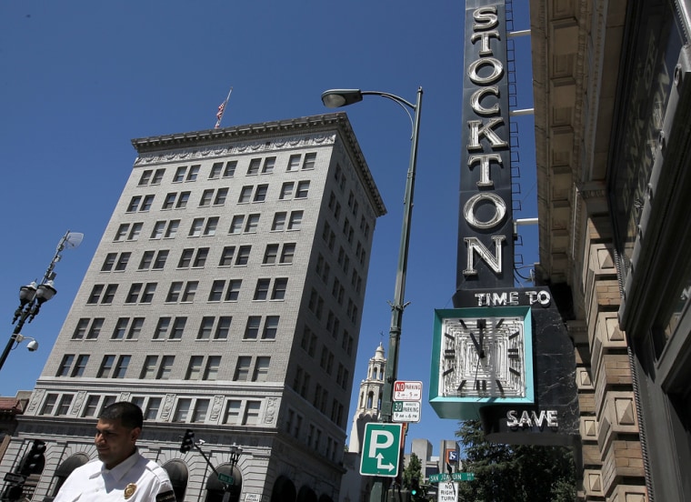 Stockton, Calif. files for Chapter 9 bankruptcy
