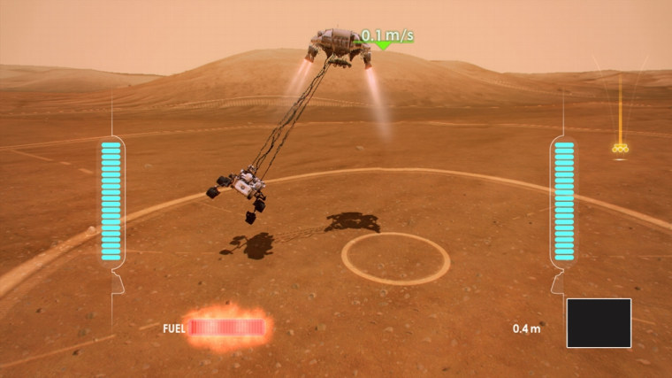 Image: Screenshot from \"Mars Rover Landing\"