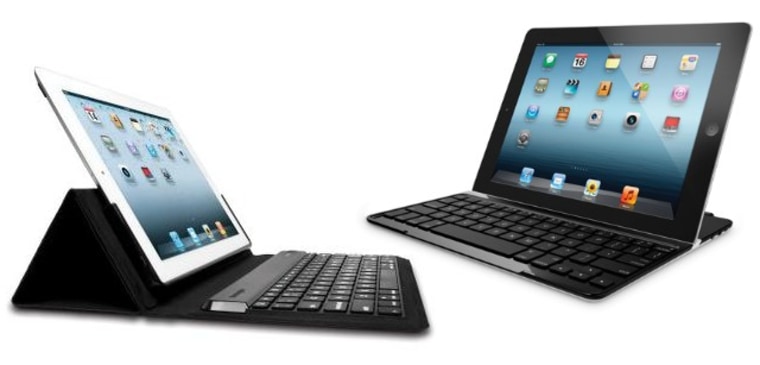 Logitech and Kensington keyboard cases