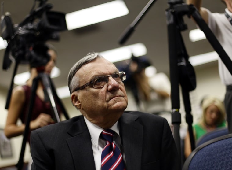 Arizona Sheriff Arpaio under scrutiny in racial profiling trial