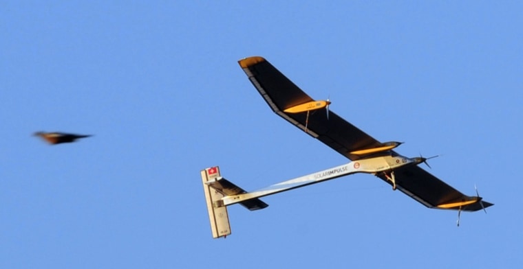 Image: The Swiss-made solar-powered plane, Sola