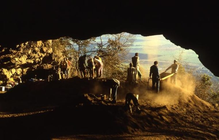 Border Cave in South Africa was occupied by humans for tens of thousands of years.