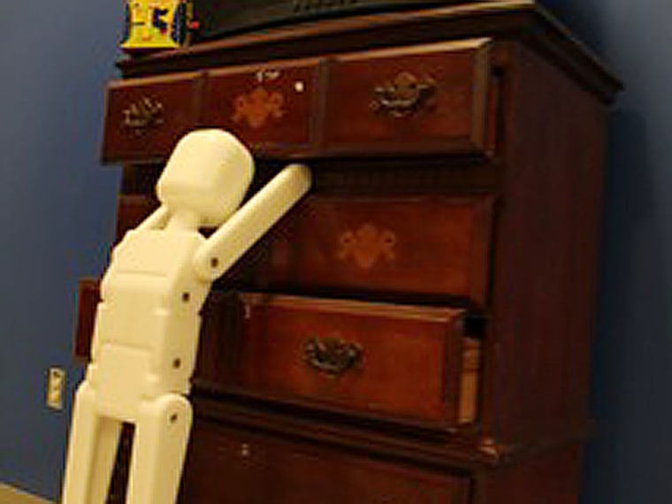 Unexpected threat Tipping furniture causes child deaths