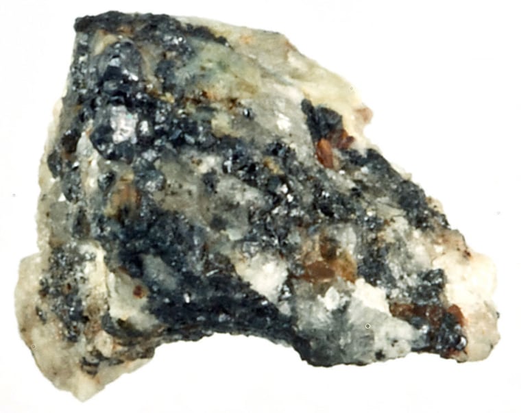 Image: Rock sample containing quasicrystals