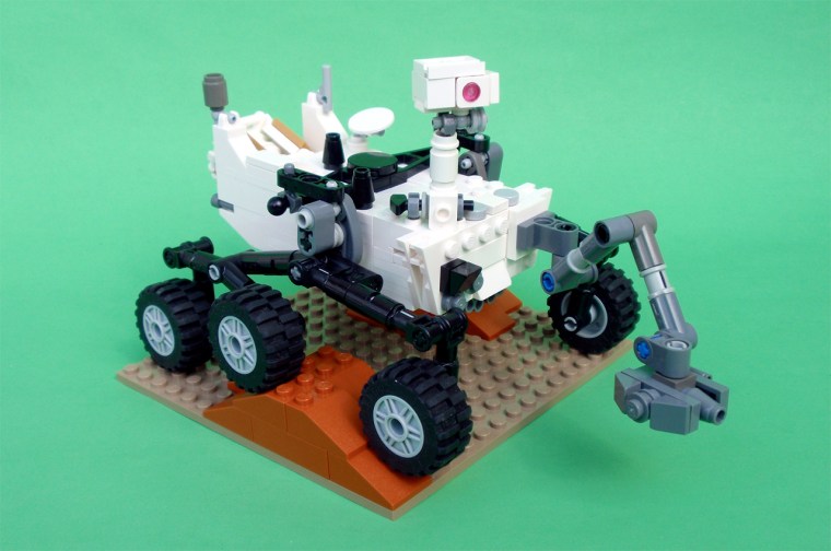 Image: LEGO version of Mars rover Curiosity