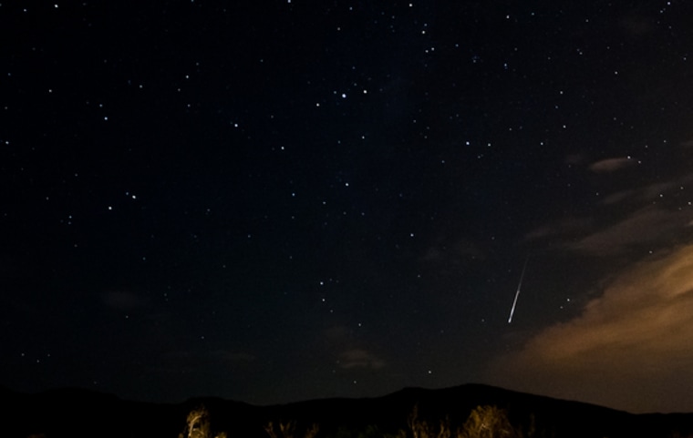Image: Perseid meteor