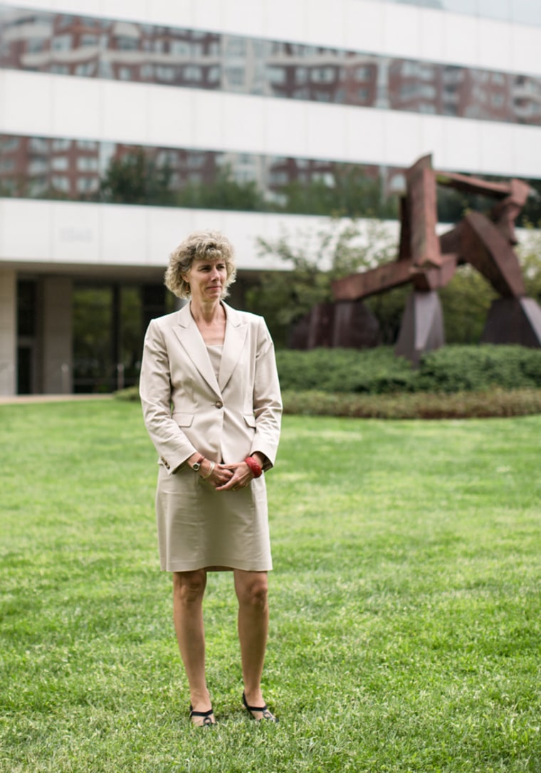 Image: Allison Macfarlane, the new chairwoman of the Nuclear Regulatory Commission, outside the agency's office in Rockville, Md.