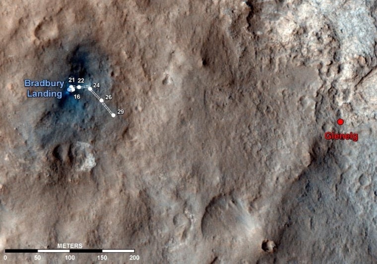 Image: Rover route
