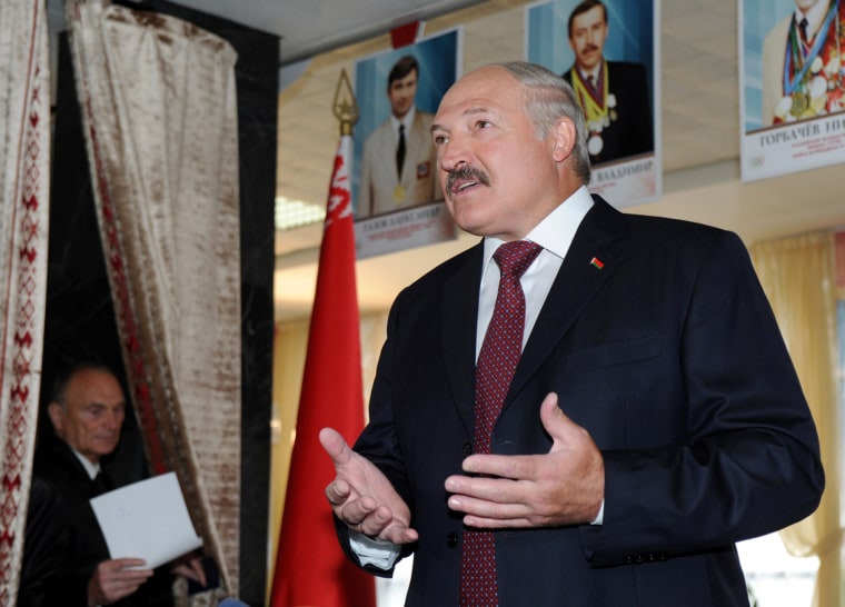 Image: President of Belarus Alexander Lukashenko