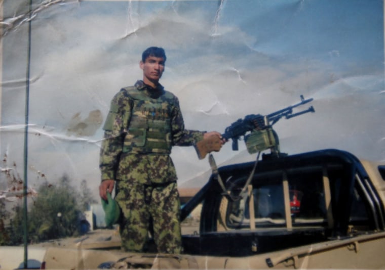 Image: Welayat Khan, an Afghan army soldier who killed two U.S. soldiers Specialist Mabry Anders and Sergeant Christopher Birdwell in Afghanistan on August 27, 2012, is seen in this undated handout photograph provided by his family