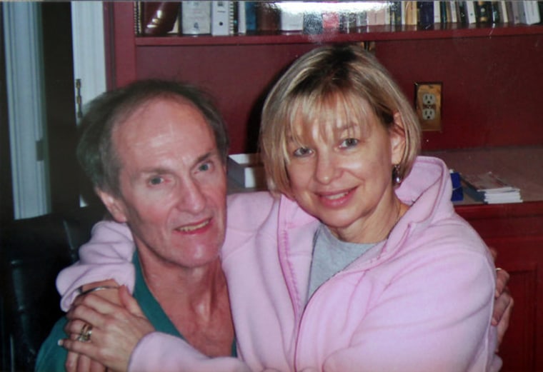 Diana Reed, with husband Wayne, was infected by steroid injections for neck pain.
