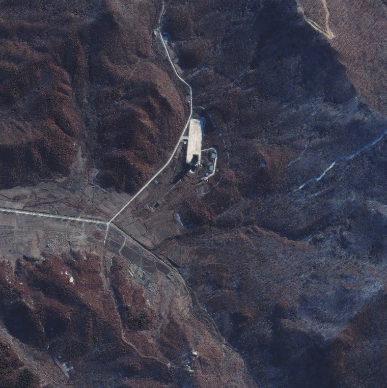 Image: DigitalGlobe satellite image of the Sohae Launch Facility in North Korea