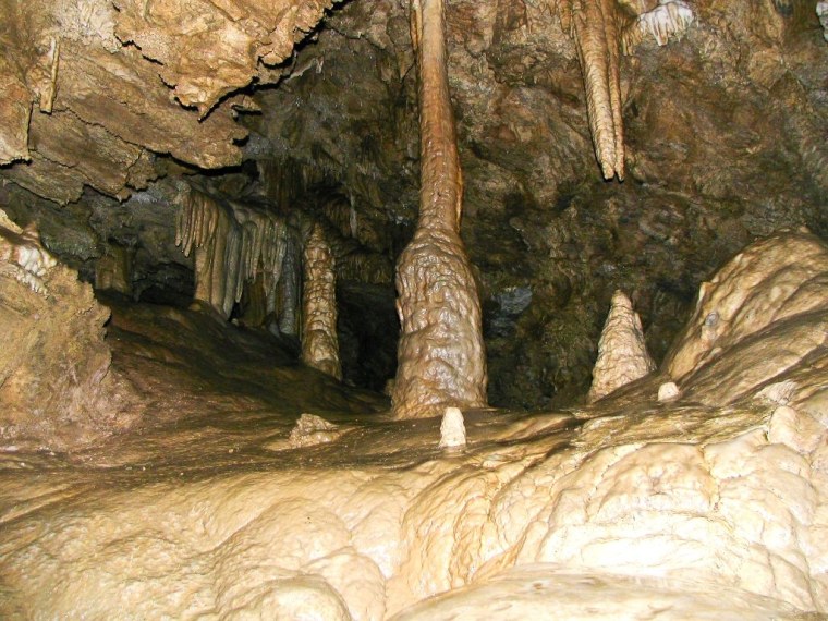The Oregon caves where the stalagmite that recorded some 13,000 winters was discovered.