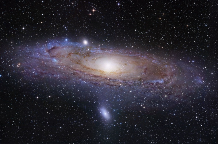 The Andromeda Galaxy, M31, is the nearest spiral galaxy to our own Milky Way.