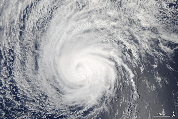 Image: Hurricane Felicia seen by satellite Aug. 8, 2009