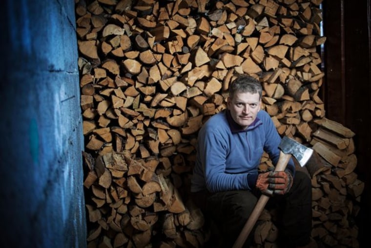 Lars Mytting at his home in Elverum, Norway. His best-selling book, “Solid Wood: All About Chopping, Drying and Stacking Wood — and the Soul of Wood-Burning,” inspired a TV program about cutting, stacking and burning firewood.
