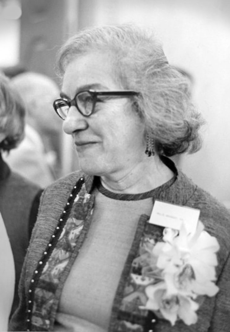 Mollie Orshansky, the civil servant who developed the poverty line, pictured in 1967. She died in 2006.