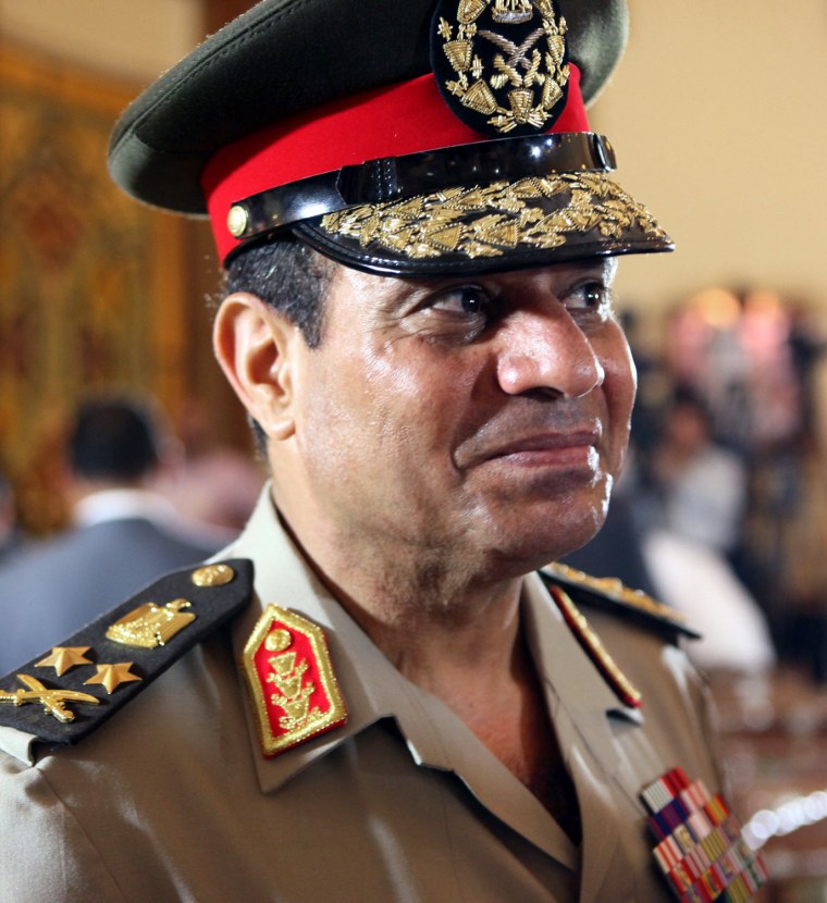 Image: Egyptian Minister of Defense Abdel Fattah el-Sisi