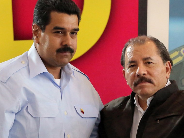 Image: Nicolas Maduro and Daniel Ortego in June
