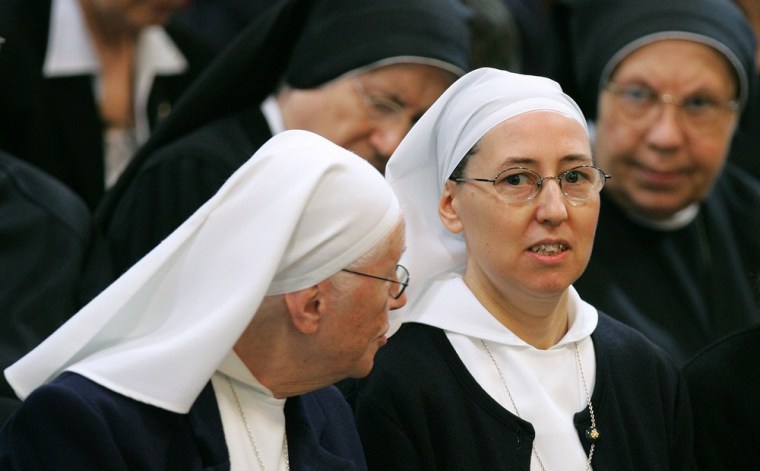 Image: French nun sister Marie Simon-Pierre
