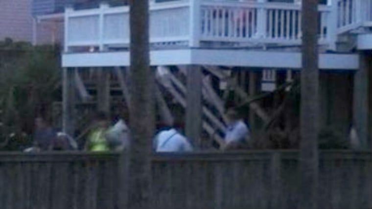 Image: Deck collapse in Ocean Isle Beach, N.C.