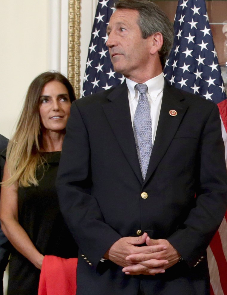 Boehner Holds Ceremonial Swearing-In For New SC Rep Mark Sanford