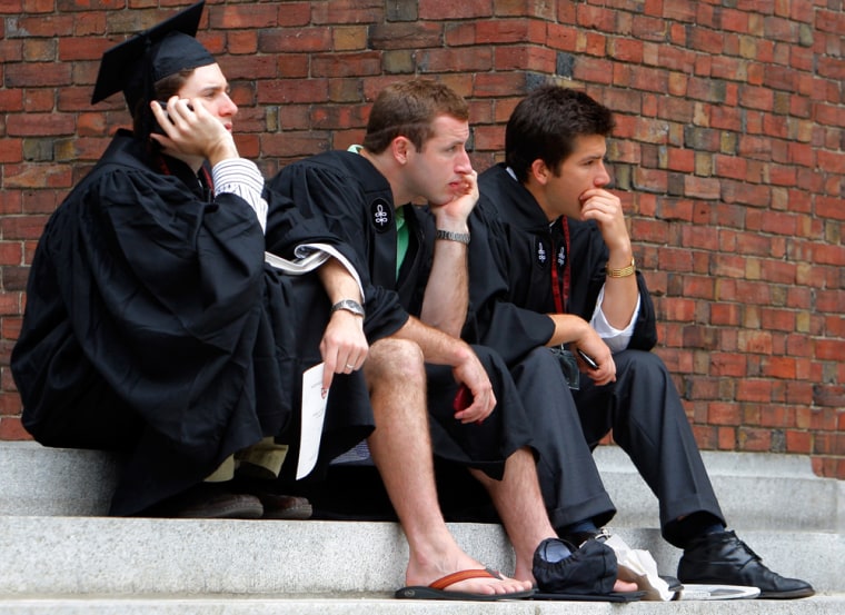 Image: College graduates
