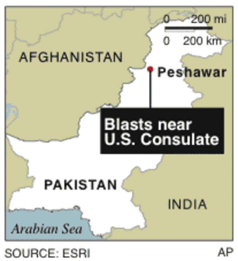 Image: Locator map of Peshawar, Pakistan