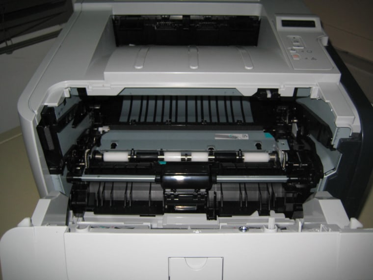 A printer containing an explosive device seized by Dubai Police