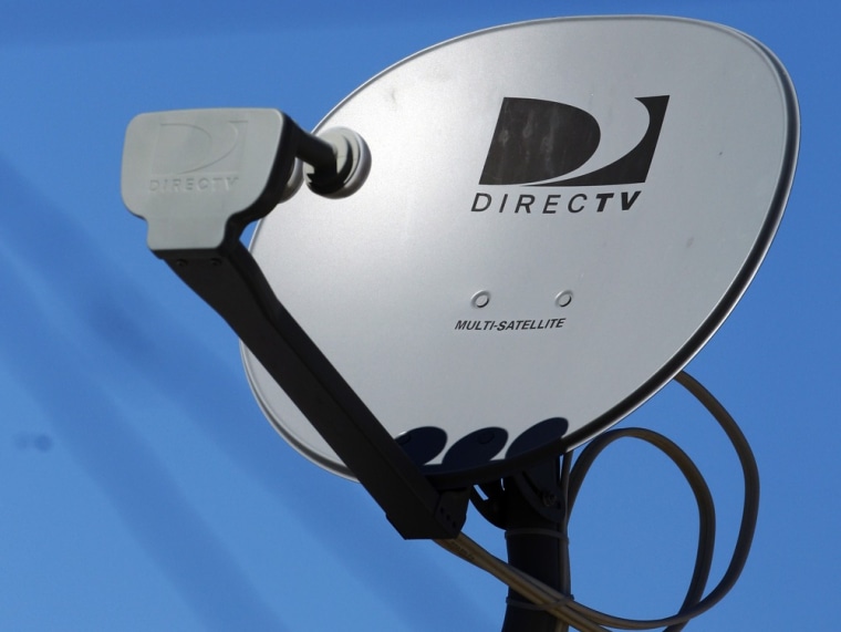 Image: DirecTV satellite receiver dish