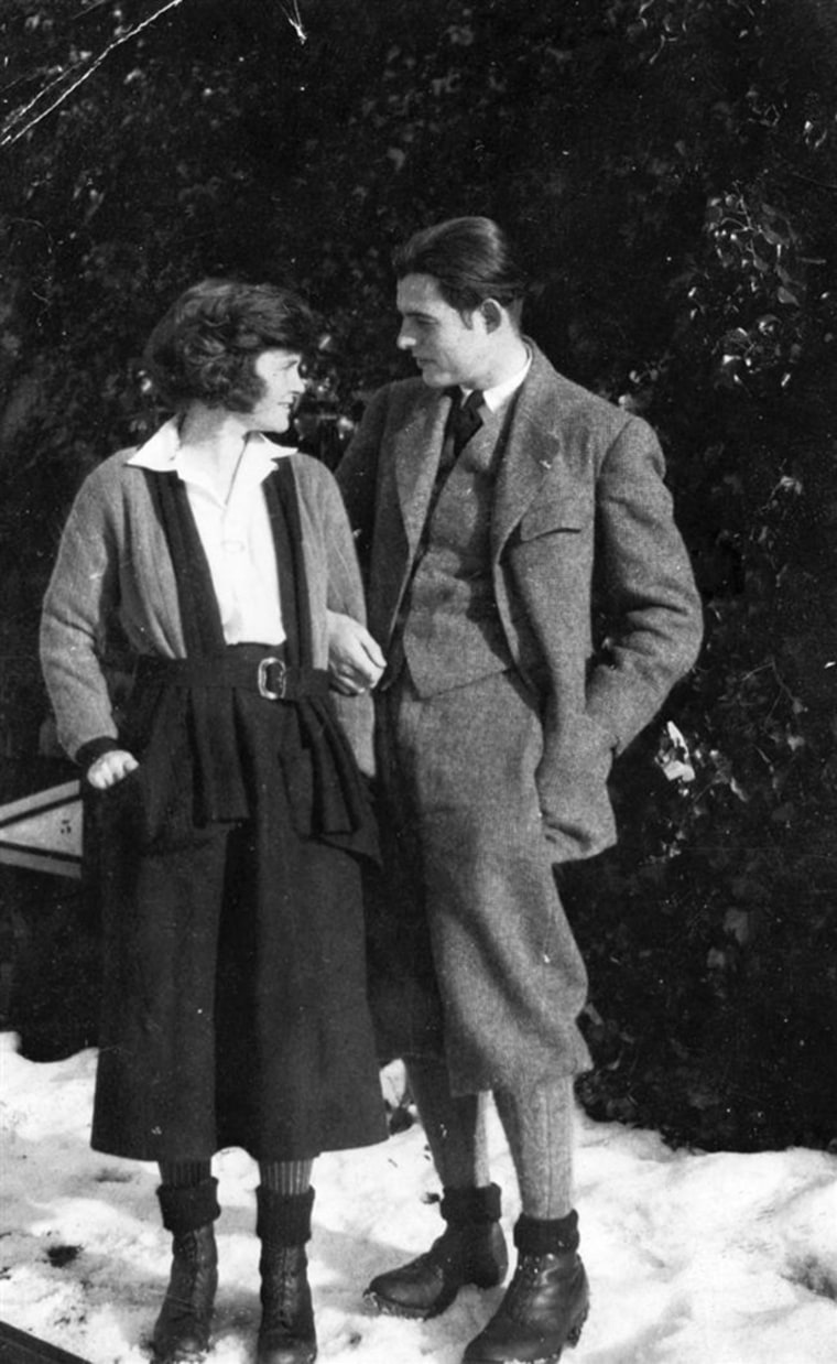 Hemingway with his first wife, Hadley Richardson