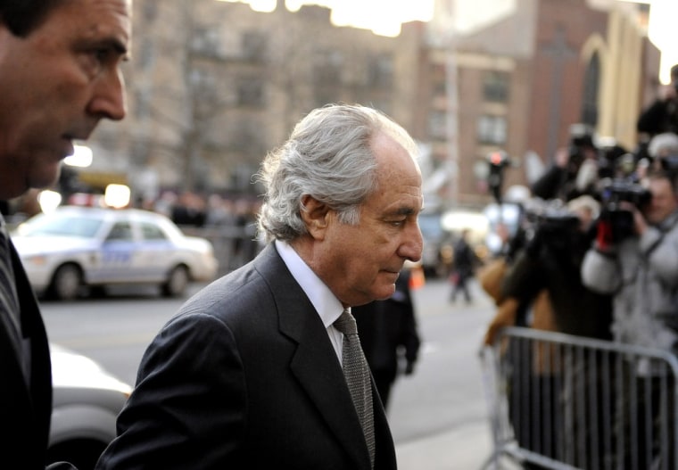Image: Financier Bernard Madoff arrives at Manhattan Federal court
