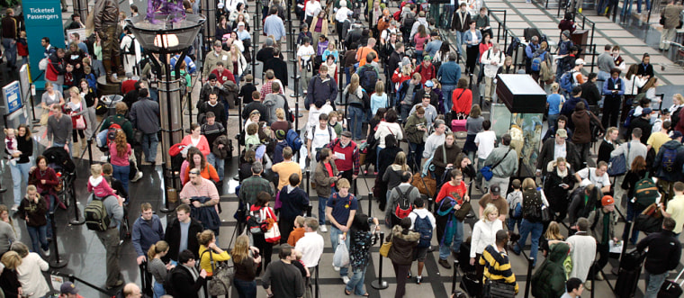 Image: Denver airport on Dec. 23, 2007