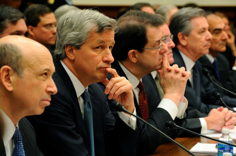 Image: Top US Banks testify n the use of TARP funds before House Committee