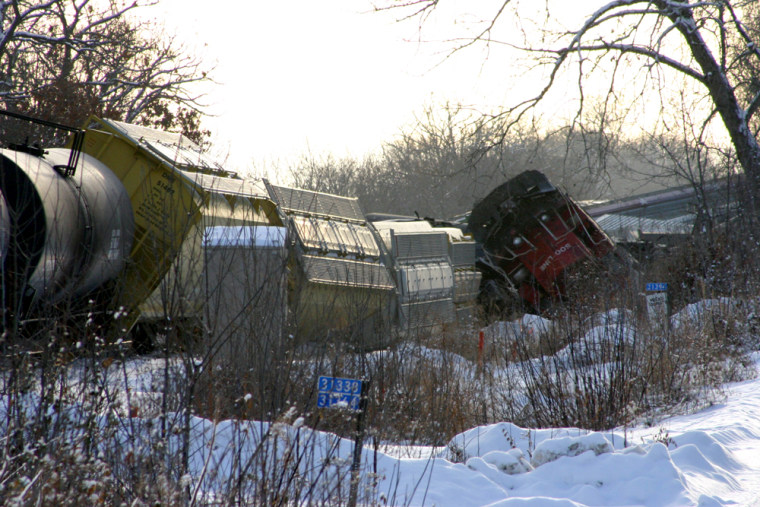 Image: Train derailment